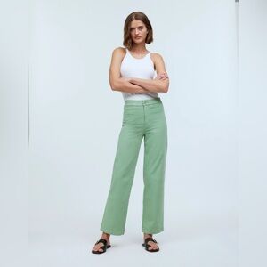 The Emmett Wide-Leg Crop Pant: Welt Pocket Edition